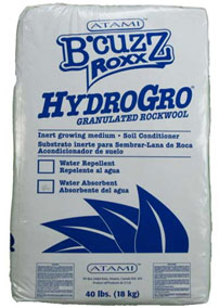 B'cuzz HydroGro Substrates - Absorbent Rockwool - 40 lbs. bag